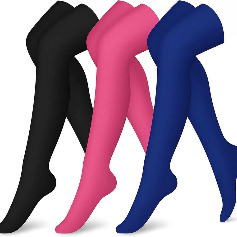 Over the Knee Compression Socks 3 Pair Size XL